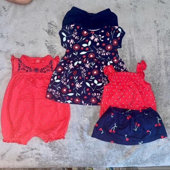 3 Like NEW Baby Girl 4th of July Outfits - size 6m - Picture 2 of 6
